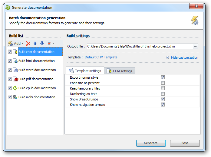 Build multiple versions of your help and manuals with HelpNDoc 3.6