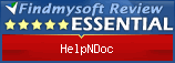HelpNDoc Essential Award by FindMySoft