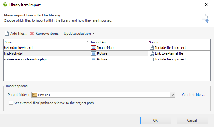 Rapidly import multiple media elements in your help projects with HelpNDoc 5.8
